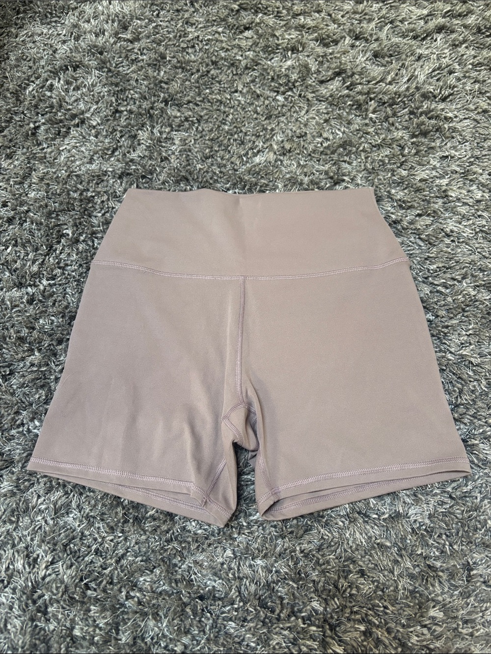 RBX Mauve High-Waist Bike Shorts